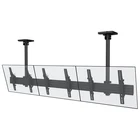 Digital Tv To Best Selling Triple Digital Menu Board TV Ceiling Mount For 32" To 65"