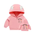 Coat Children's Clothing Autumn Girl Pink Autumn Girl Baby Coat Cotton Cardigan With Hood Baby Jacket