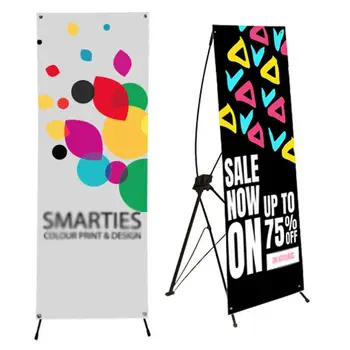 Custom Design Outdoor Trade Show X-stand Advertising Display Marketing X Banner Stand