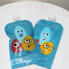 Zipper Bag Manufacturer Reusable Custom Printed Zipper Baby Food Spout Pouch Bags