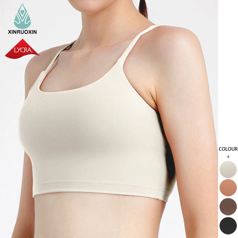 Factory Wholesale Gym Yoga Fitness Tops Sports Bra Sexy Elastic Athletic Sports Bra For Women   Backless Crop Sports Bra