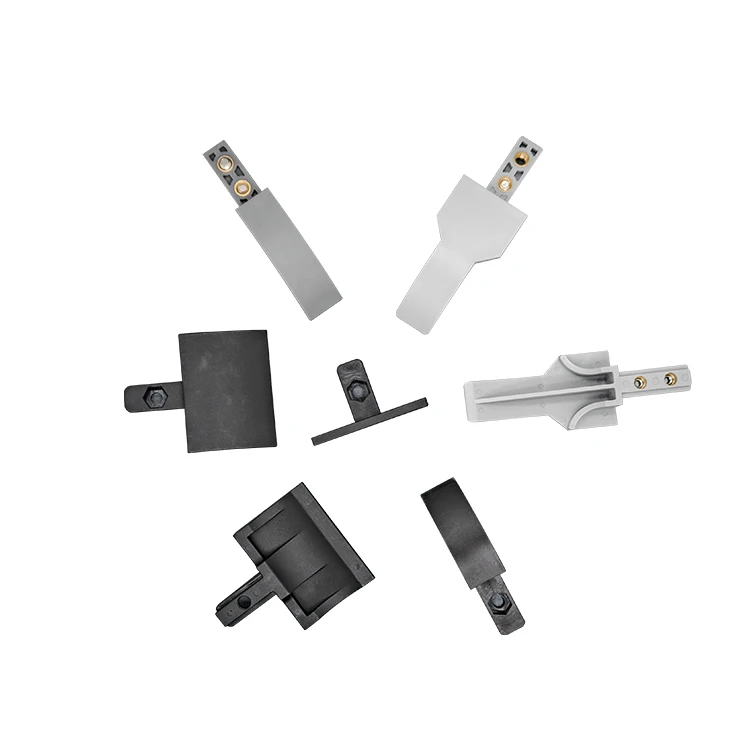 60mm Wide/medium/small C Guardrail Plastic Guide Plate, End Cover, Guide Block Block Block Black Connection Plate End Cover details