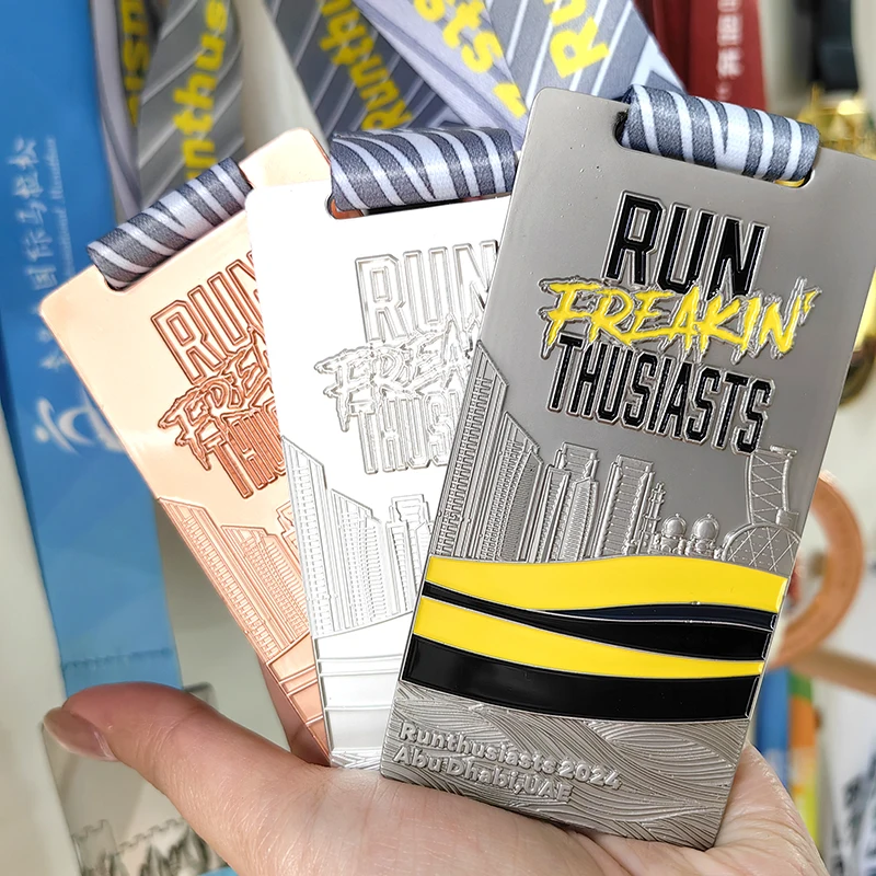 Manufacturer Custom Designed Marathon Medal Modern & Traditional Sport Award Metal Medals for Running Deportivas supplier