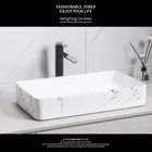 Hand Ceramic Vessel Wash Hand Basin Wholesales Custom Design White Factory Bathroom Sinks