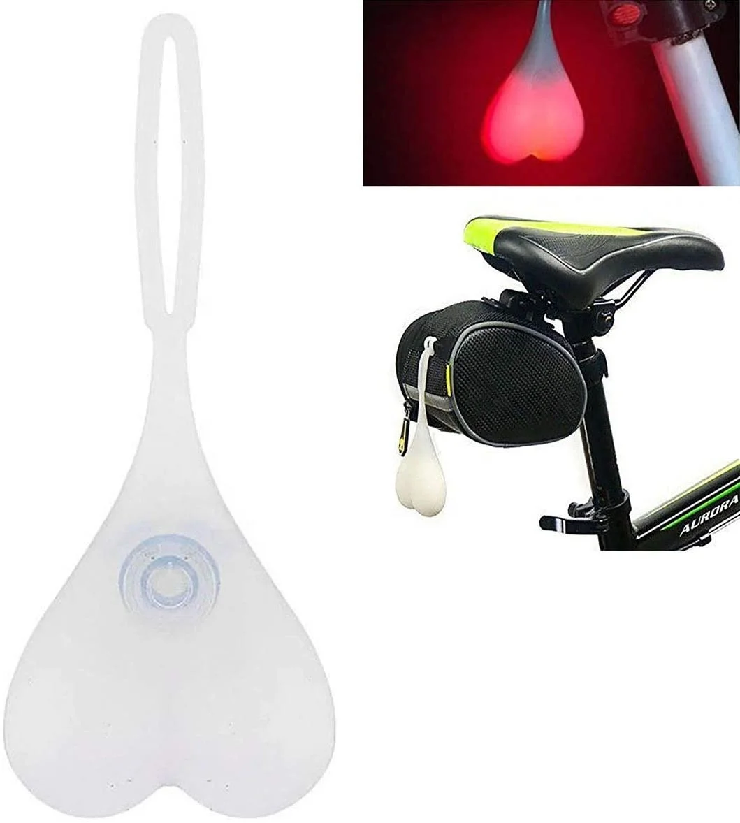 heart shaped bike light