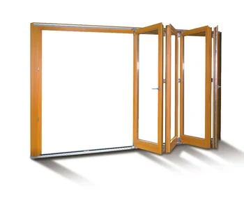ALUFRONT AS2047 Windproof Thermally Insulated Aluminum Folding Doors Alloy Material Foldable Doors for Balcony