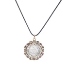 Diamond Necklace Alloy Diamond Inlaid Natural Stone Jewelry Necklace