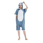 Sleepwear Wholesale Round Neck Flannel Husky Shape Winter Sleepwear For Women Men Pajamas