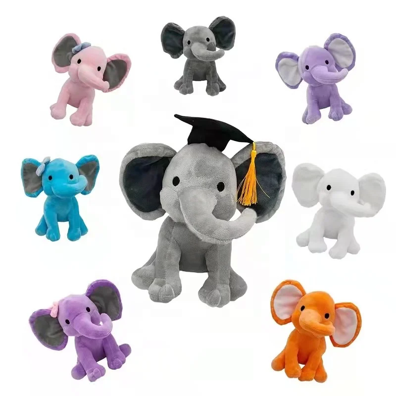 plush elephant with big ears