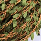 Twine10 Twine Hemp RopeTwine Garden Jute Garden Twine10 Meters/bar Natural Jute Twine Ribbon With Artificial Green Leaves For Wed