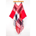 Scarf Unisex Retro Lattice Mens Scarf Winter Women Custom Logo Gift Box Twill Names Of Scarf