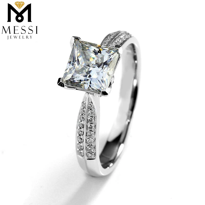 1 carat diamond ring square