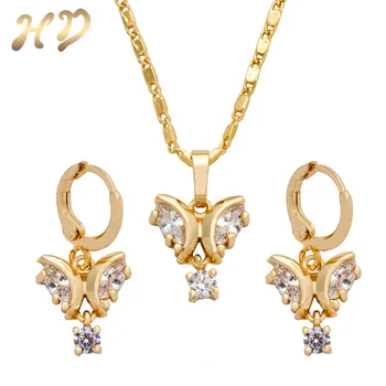 Brazilian gold bridal kubridal kundan luxury 24k gold plated jewelry set jewelry sets for women