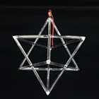 Quartz Singing Pyramids HF 5''- 12'' Clear Quartz Crystal Singing Chakra Merkaba Star Pyramid