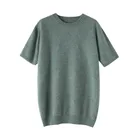 Cashmere Sweater Light Luxury Quality Cashmere Men'S Short Sleeved Cashmere Sweater For Men