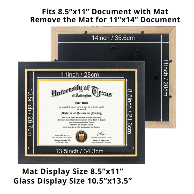Premium Solid Wood Frame Corner Construction Solid wood graduation certificate frame corner detail