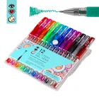 Gel Pen 12 Colors Art Supply Drawing Glitter Color Gel Pens For Kids