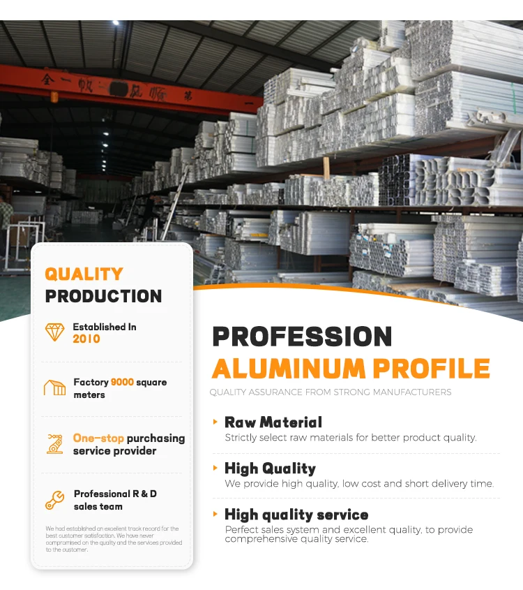 Hengdong 170 Wide Linear Module Aluminum Alloy Semi-Enclosed or Fully Enclosed 6000 Series Grade Custom Cutting Processing details