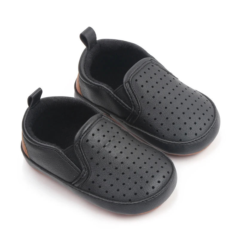 Spring and Summer Infants Shoes Hollowed Out Classic Breathable Leisure Baby Toddler Peas Shoes for 0-1 Years Old Boys and Girls manufacture