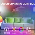 Led Bulb Led RGB LED Bulb Light Dimmable Light Bulb Remote Control Color Changing