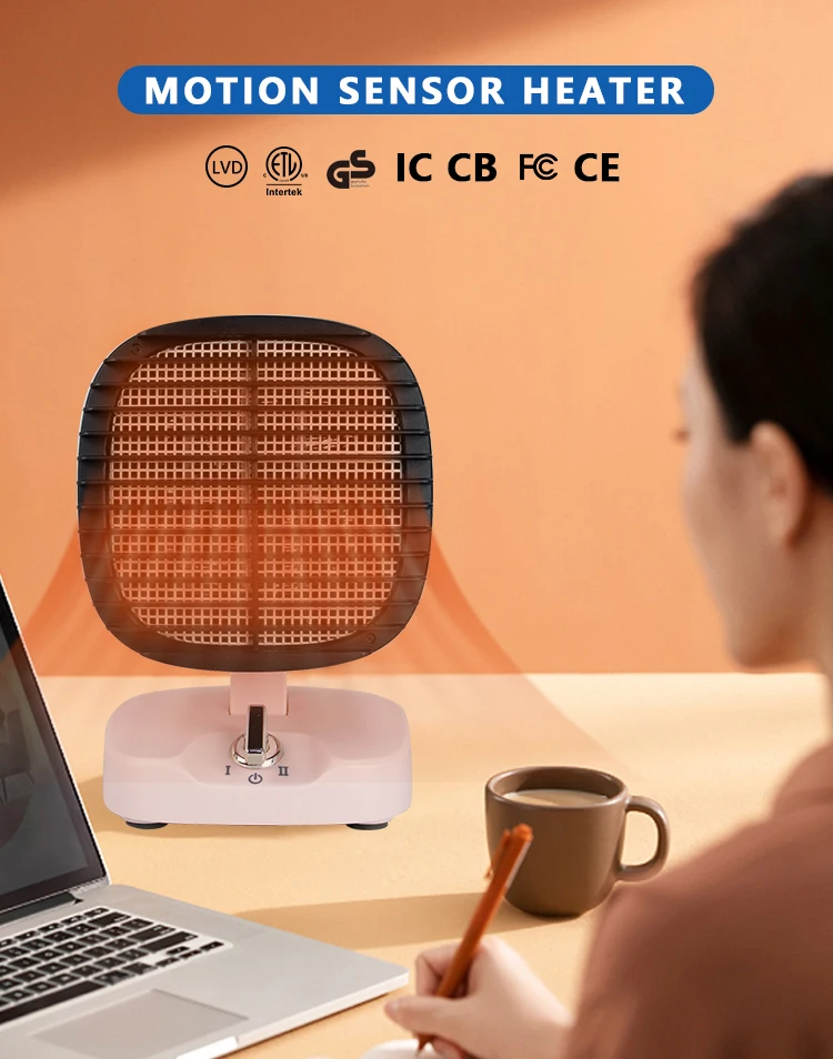 Ceramic Personal Space Heater, 400w/600w, PTC, Portable - detail 4