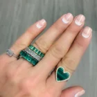Eternity Ring Rings Ring Emerald High Quality Emerald Cut Emeralds With Diamond Accents Eternity Band Ring