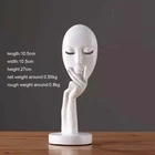 Handicrafts Nordic Style Female Face Modern Household Soft Decoration Art For Handicrafts And Ornaments