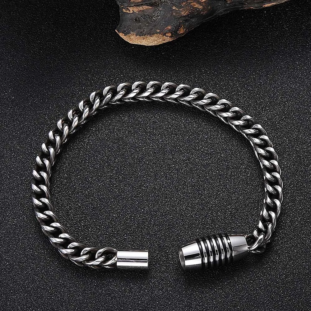 Motorcycle Men'S And Women'S Titanium Steel Bracelet Clasp