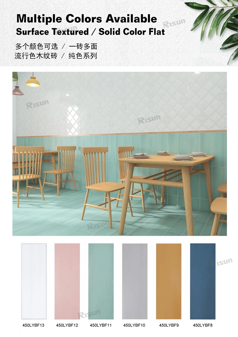 Dải Hoa Văn Xanh 150X450, Họa Tiết Nghệ Thuật, Nội Thất Phòng, Khách Sạn, Tàu Điện Ngầm, Gạch Lát Sàn Nhà Tắm, Nhà Bếp