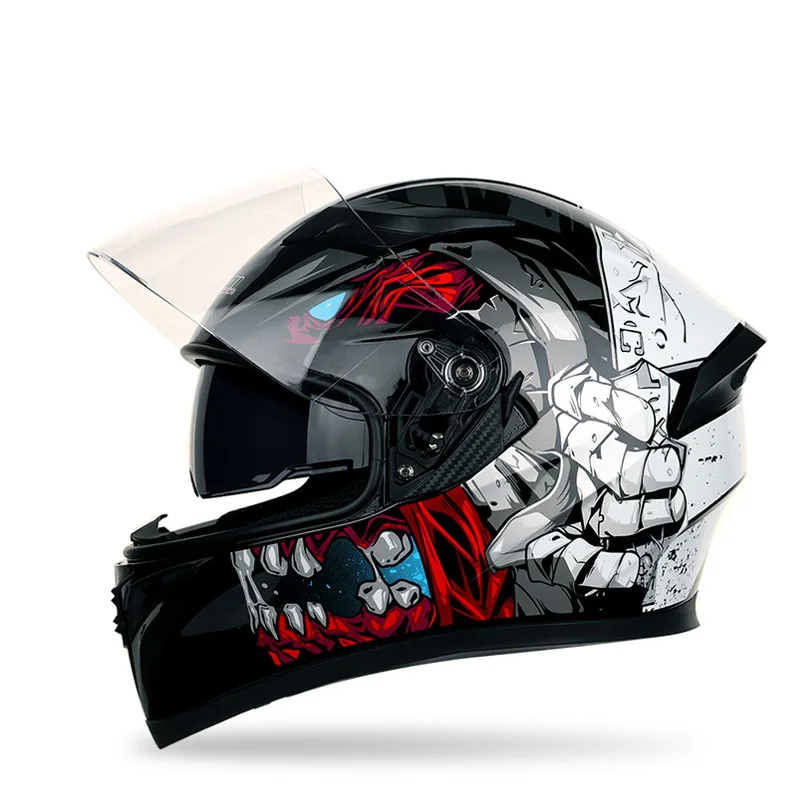 Wholesale Fashion Men's And Women's Full Road Helmet Electric Motorcycle Racing Safety Helmet - Buy Motorcycle Helmet,Full Face Helmet,Fashion Full Face Motorcycle Helmet Product on Alibaba.com