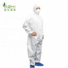 Clothes Breathable White Disposable Microporous Working Clothes