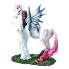 Fairy Fairies Home Decorative Companion Fairy With Unicorn Wolf Collectible Statue Polyresin Fairy