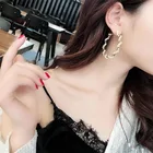 Hoop Statement Big Crystal Circle Hoop Earrings Woven Geometric Crystal Twine Round Hoop Earrings For Women
