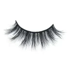 Handmade False False Eyelashes New Handmade 16mm Mink Lashes Wispy 3d Mink False Eyelashes Private Label