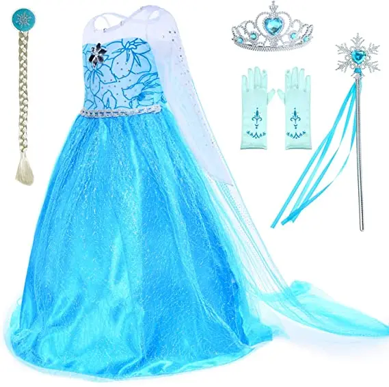 elsa dress up gown