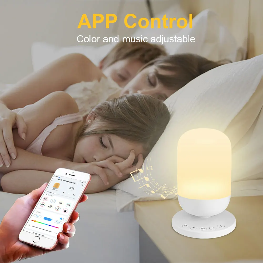 APP Control Portable Mini White Noise Sleep Helping Machine Pink Noise Maker Rechargeable White Noise Sound Machine for Baby factory
