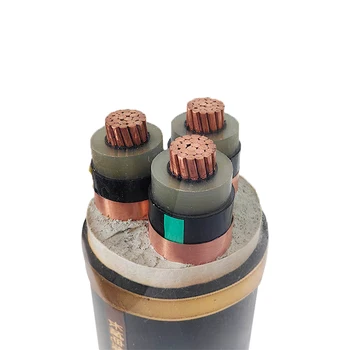 Medium voltage 26/35kv Flame Retardant Low Smoke Zero Halogen Copper Conductor XLPE Insulated PVC Sheath Power Cable