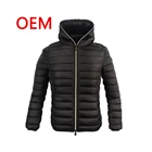 Coat New Style Custom Logo Brand Hooded Outdoor Plus Size Nylon Bubble Coat Puffer Men's Jacket