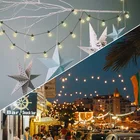 Christmas Lights Christmas Light String Bulb 24V 9W Bulb Christmas Decorate Indoor Outdoor Globe Patio String Lights