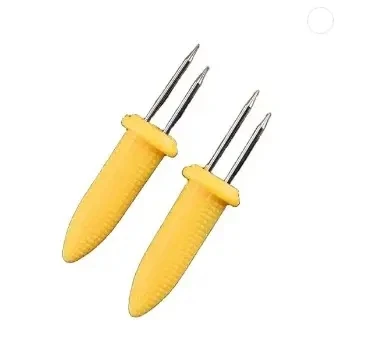 Free Shipping 6 pcs/set BBQ Corn Holders Fork Multi-Function Stainless Steel Barbecue Corn Tools Party Kitchen Barbecue Supplies
