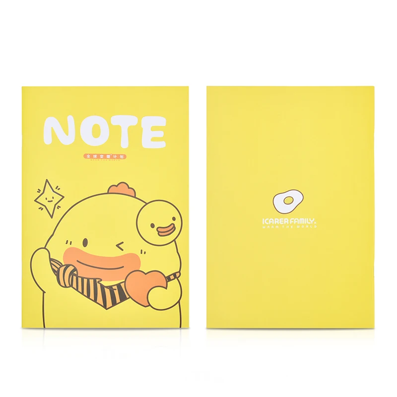 ICARER FAMILY Cartoon School Note Book Students Diary Weekly Notebook