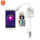 Hot Selling Ac Tuya Wifi Rgb Led Controller 720W With Ir24Keys Remote Control Rgb Led Lights Controller 220V