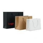 Gift Bag Paper Bag Gift Bag Wholesale Custom Printed Logo White Brown Kraft Gift Craft Paper Shopping Bag