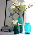 Vase Flowers European Style Beautiful Glass Vase Flowers Decoration For Home Factory Direct Sale