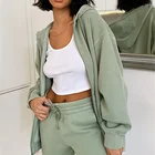 Thick 2021 Soft Fleece Heavy Thick Hoodies Zipper Women Custom Logo Print Oversized Hoodies