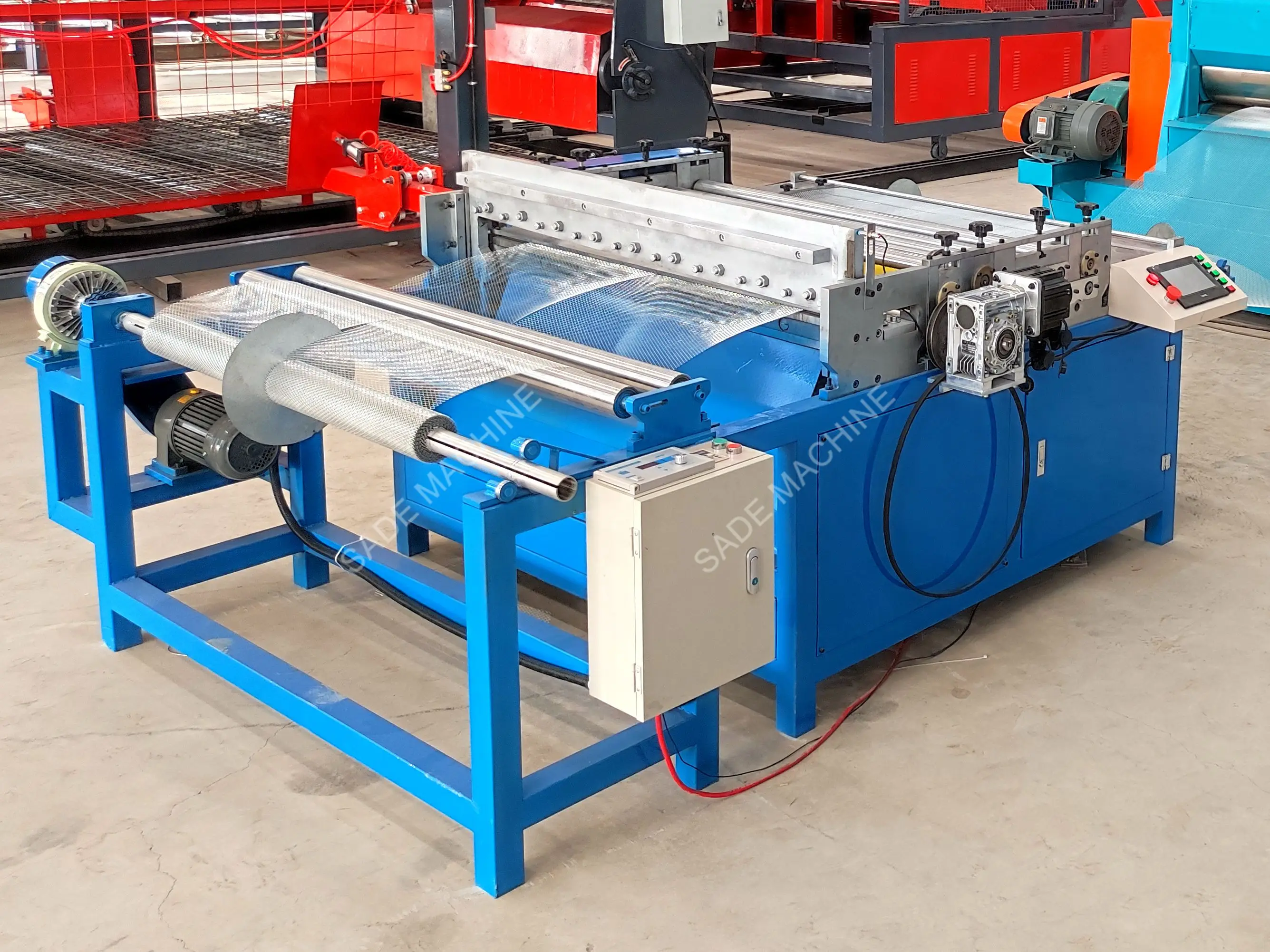 EXPANDED METAL MESH MACHINE