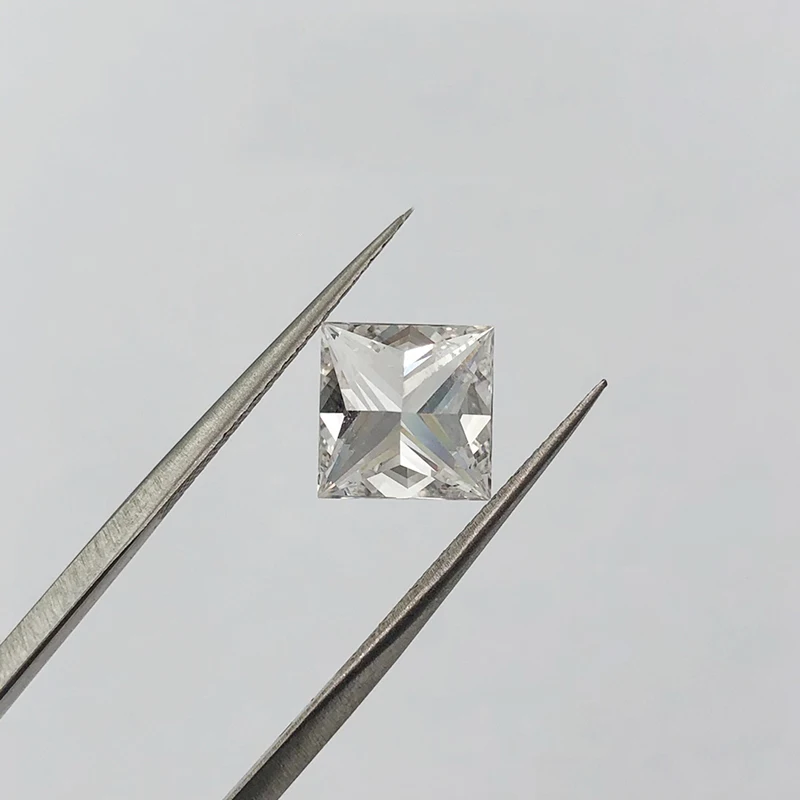 Factory price HMOIS D color Cut wholesale price white princess vvs moissanite stones loose diamonds for jewelry