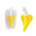 Funny Stick Babi Toothbrush Teether Funny Cartoon Baby's Teether Molar Stick BPA Free Soft Silicone Baby Toothbrusher