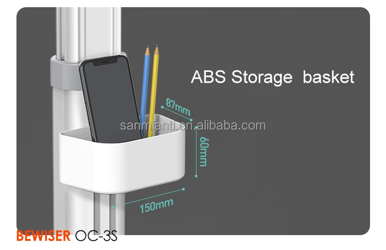 Hot Sell Hospital Mobile Medical Computer Cart Laptop Hospital Cart Trolley Dentist Clinic Trolley(BEWISER MTO-3)