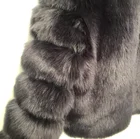 Fox Fur Coat Othersfurfox Fur Liner Wholesale Fashionable Ladies Thick Cozy Warm Faux Fox Fur Coat